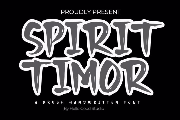 Preview of SPIRIT TIMOR Font