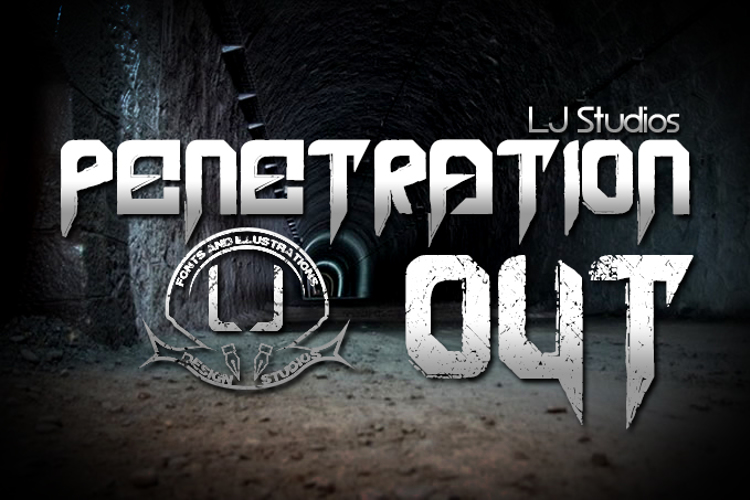 Penetration Out Font