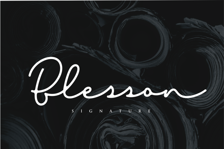 Blesson Font