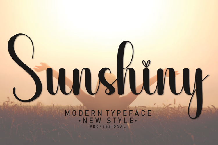 Sunshiny Font