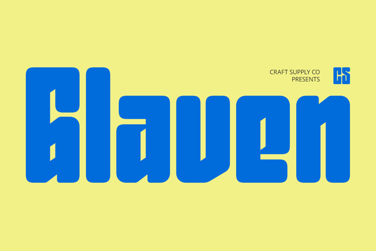 Preview of CS Glaven Font