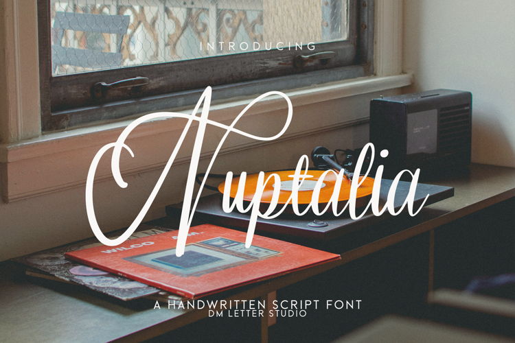 Preview of Nuptalia Font
