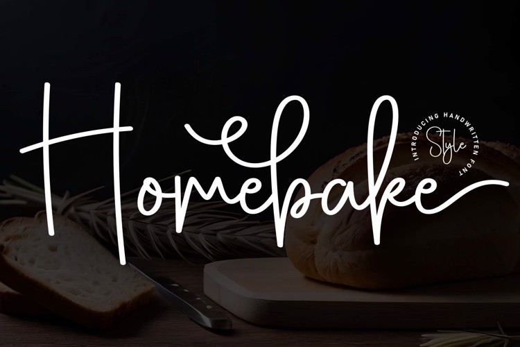 Homebake Font