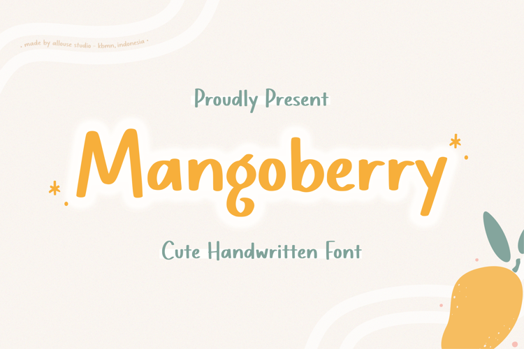 Mangoberry Font