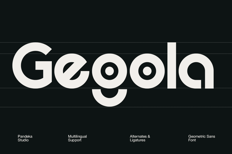 Preview of Gegola Font