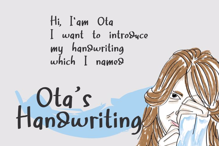 Ota 's Handwriting Font