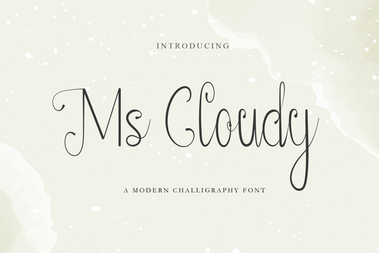 Ms Cloudy Font