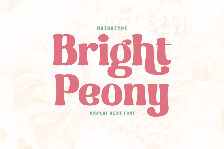 Bright Peony Font