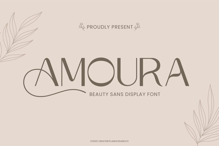 Preview of AMOURA Font