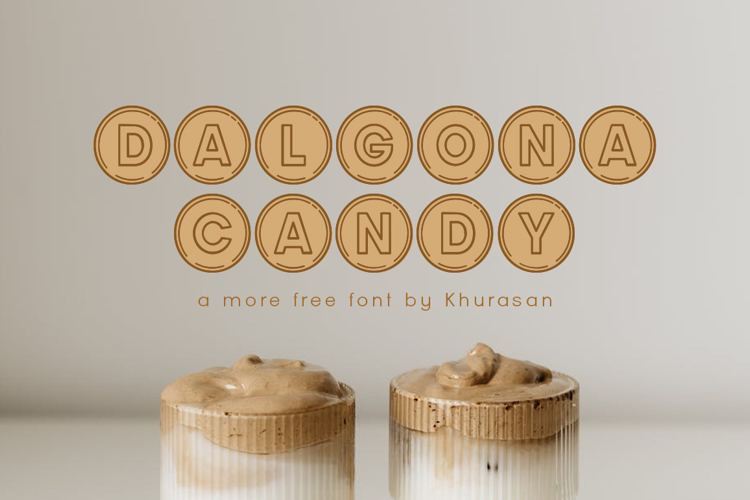 Dalgona Candy Font