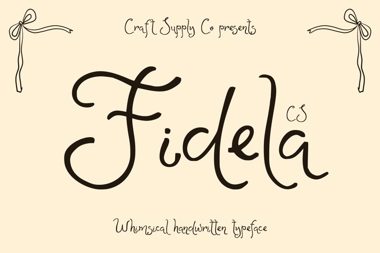 Preview of CS Fidela Font