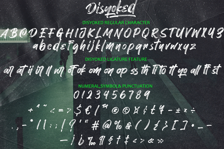 Disyoked Font