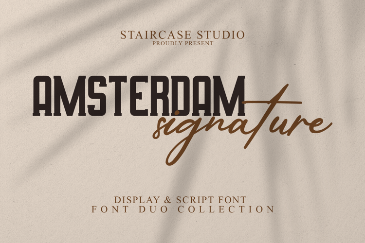 Amsterdam Signature Duo Font