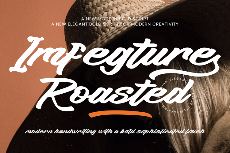 Preview of Imferture Roasted Font