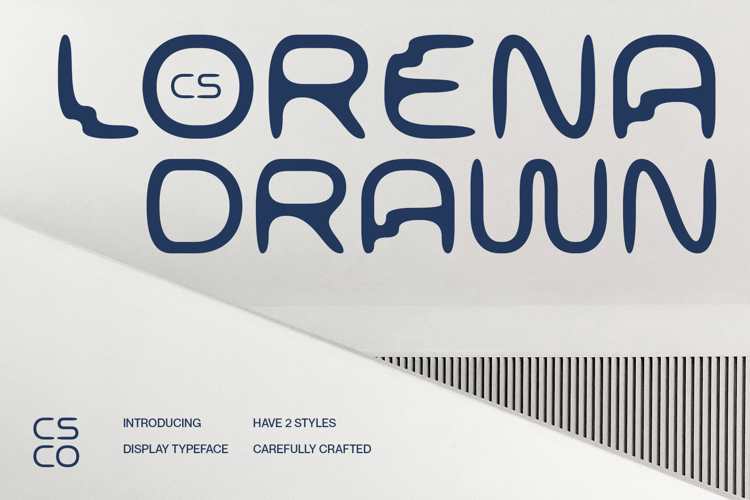 Preview of CS Lorena Drawn Font