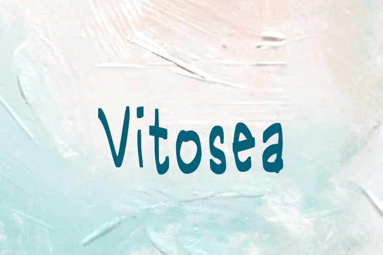 Preview of v Vitosea Font