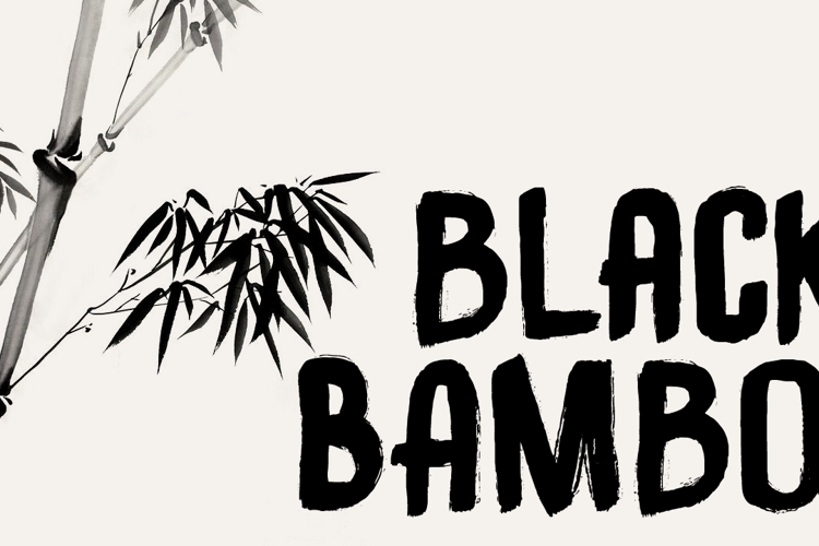 DK Black Bamboo Font