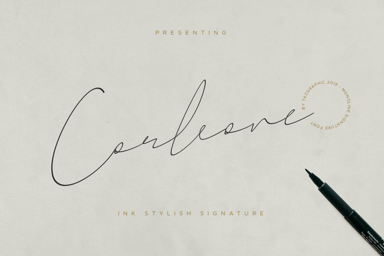 Corleone Font | tkzgraphic | FontSpace