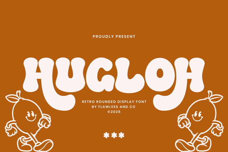 Preview of HUGLOH Font