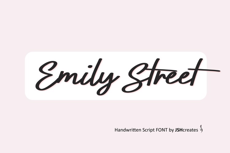 Preview of Emily Street Font