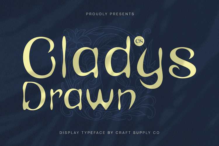 Preview of CS Gladys Drawn Font