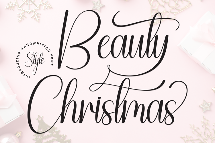 Preview of Beauty Christmas Font