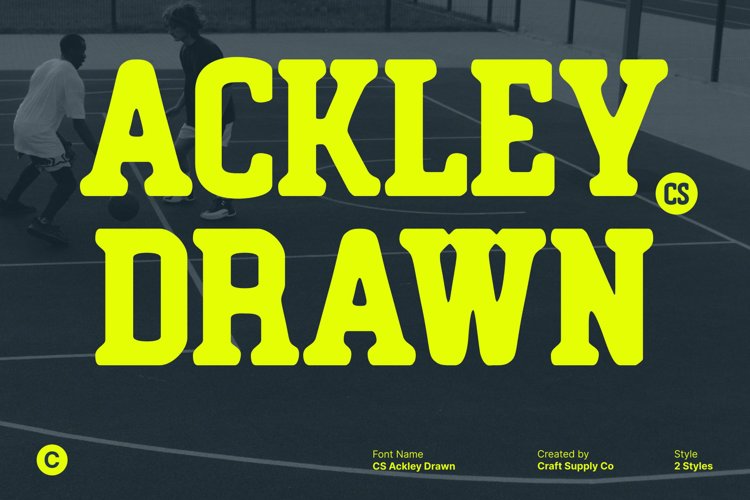 Preview of CS Ackley Drawn Font