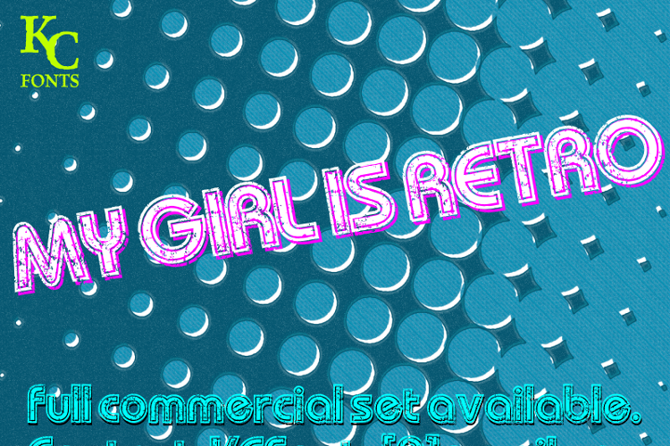 My Girl Is Retro Font