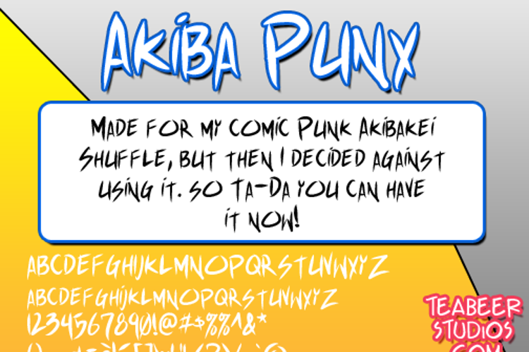 Akiba Punx Font