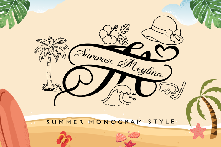 Preview of Summer Meylina Font