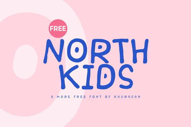 Preview of North Kids Font