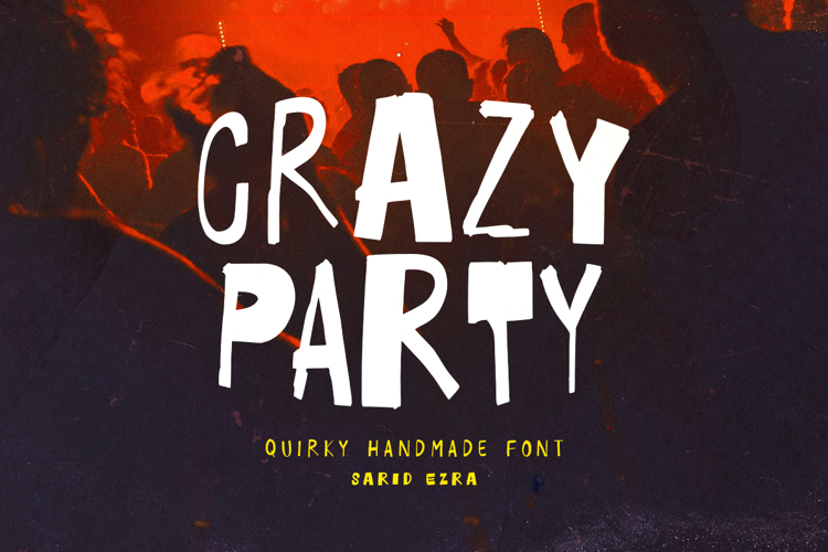 Preview of Crazy Party Font