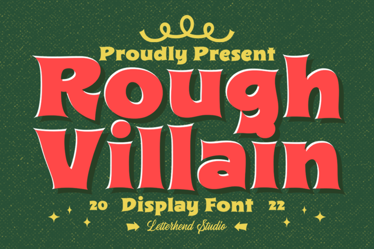 Rough Villain Font