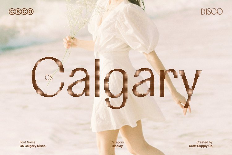 Preview of CS Calgary Disco Font