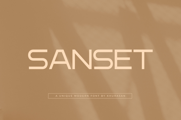 Sanset Font