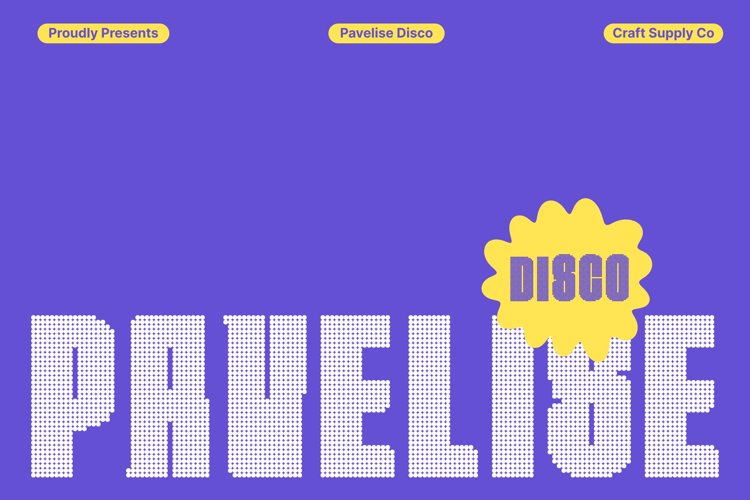Preview of Pavelise Disco Font