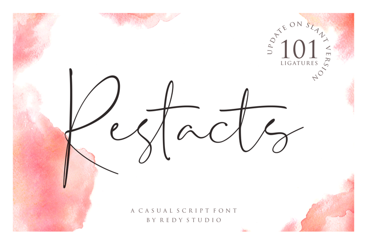 Restacts DEMO Font