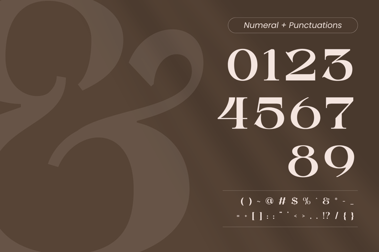 Preview of Aseno Modern Font