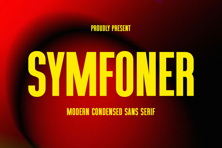 Preview of Symfoner Font
