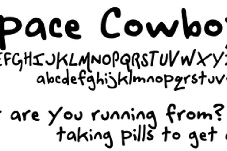 space cowboy Font