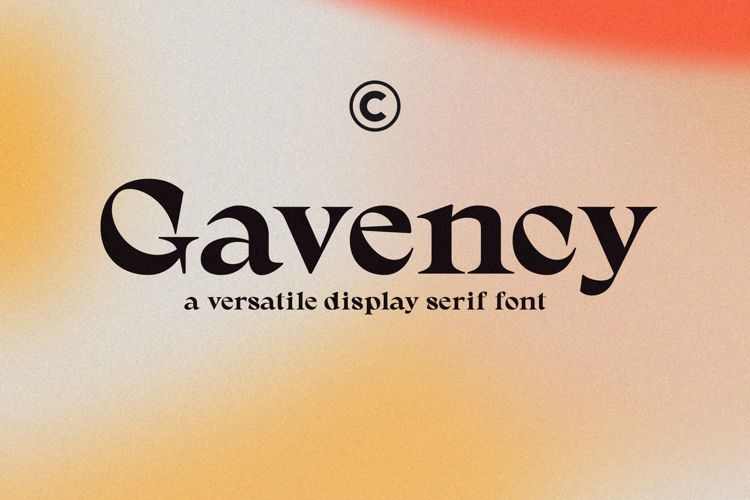 Gavency Font