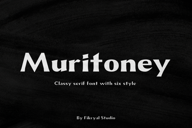 Muritoney Bold Font