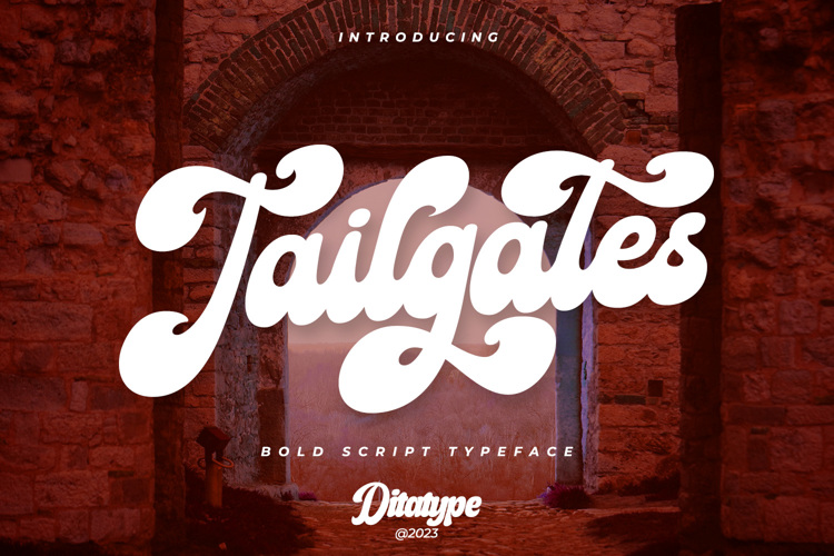 Tailgates Personel Use Font