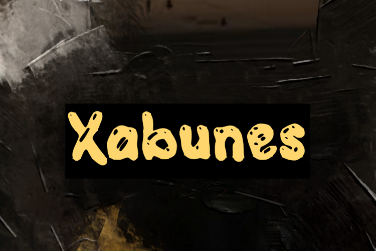 Preview of x  Xabunes Font