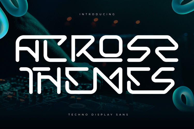 Preview of Across Themes Font