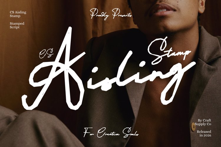 Preview of CS Aisling Stamp Font