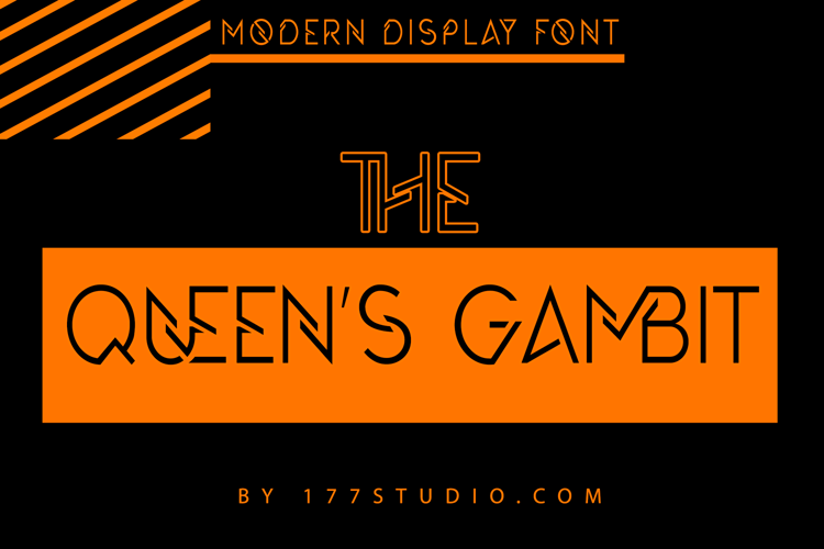 The Queens Gambit Font