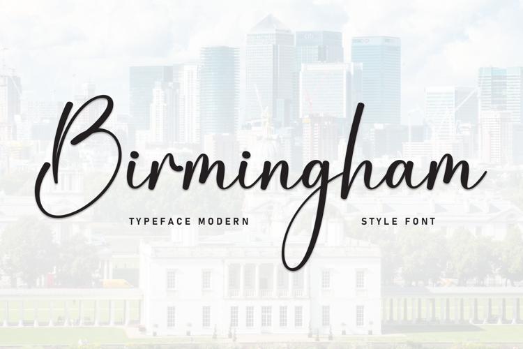 Preview of Birmingham Font