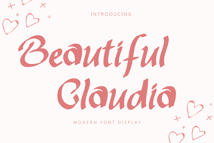 Beautiful Claudia Font