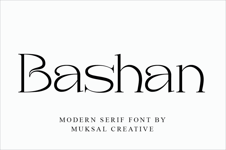 Bashan Font